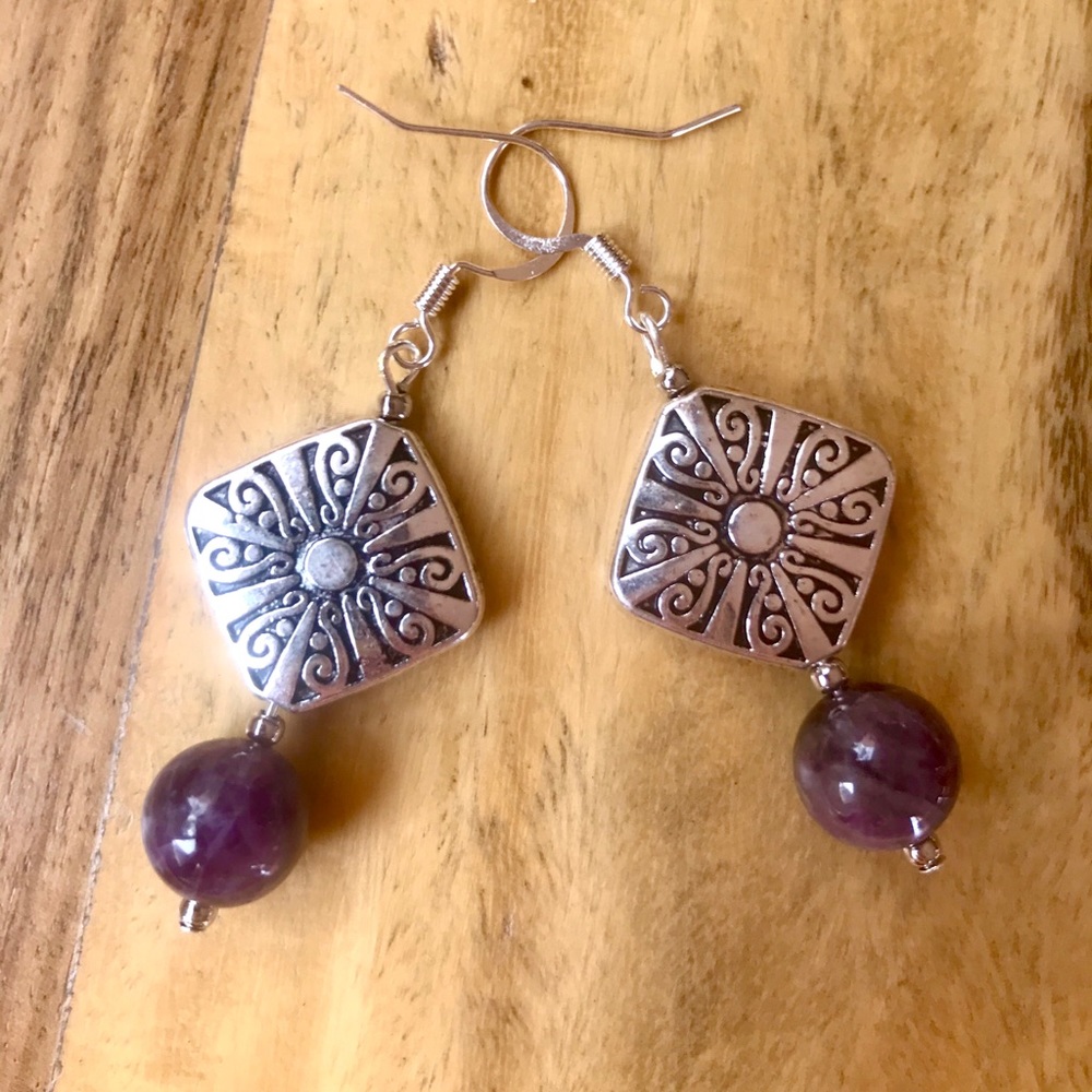 Embrace Your Spiritual Side! Amethyst Earrings